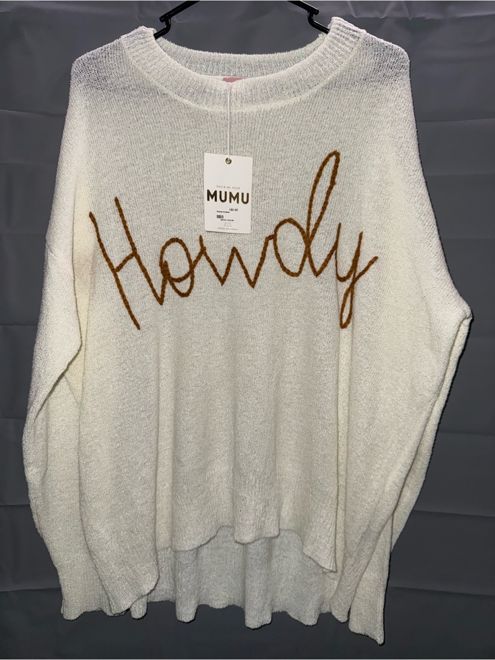 NWT Show Me Your Mumu Woodsy Howdy Sweater Size S